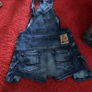 chip and pepper blue jean overalls